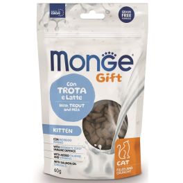 MONGE Gift Filled and Crunchy Kitten Pstrąg z mlekiem 60 g