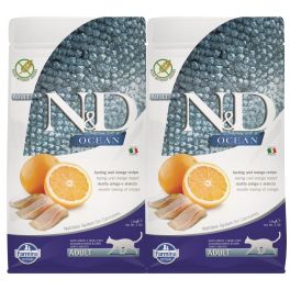 FARMINA N&D Ocean Cat Adult herring and orange 2x5 kg karma dla kota ze śledziem