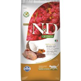 FARMINA N&D Quinoa Cat Skin&Coat quail 5 kg karma na problemy skórne dla kotów