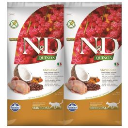 FARMINA N&D Quinoa Cat Skin&Coat quail 2x5 kg karma na problemy skórne dla kotów