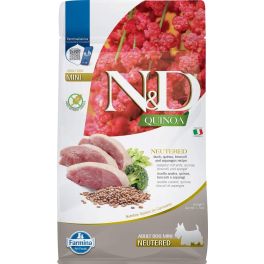 FARMINA N&D Quinoa Dog Duck, Broccoli & Asparagus Neuterad Adult Mini 800 g dla kastrowanych psów małych ras
