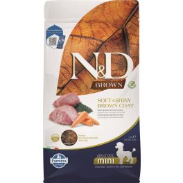 FARMINA N&D Brown Dog Adult Mini Lamb, Spirulina & Carrot 2 kg