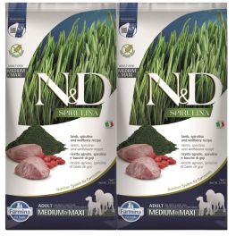 FARMINA N&D Spirulina Adult Medium&Maxi Lamb & Wolfberry 2x7 kg