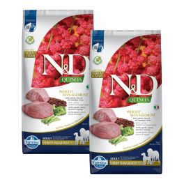 FARMINA N&D Quinoa Dog Adult Medium&Maxi Weight Management Lamb & Broccoli 2x7 kg