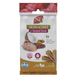 FARMINA N&D Quinoa Treat Multipack Skin Coat Quail Mini 15x60 g (105 szt) przysmak dentystyczny dla psów ras małych