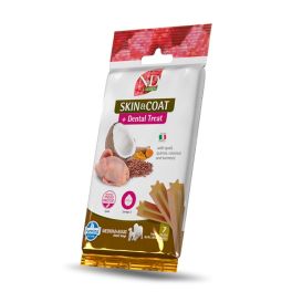 FARMINA N&D Quinoa Dental Treat Multipack Skin Coat Quail Medium/Maxi 15x100 g (105 szt) przysmak dentystyczny dla średnich i dużych psów