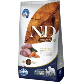 FARMINA N&D Brown Dog Adult Medium Maxi Lamb, Spirulina, Carrot 7 kg