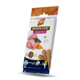FARMINA N&D Brown Dental Treat Coat Lamb Medium/Maxi 100 g (7 szt) przysmak dentystyczny dla średnich i dużych psów