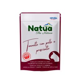 NATUA Natural Tuńczyk i kurczak z szynką w galaretce dla kotów 70 g