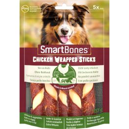 SMART BONES Chicken Wrap Sticks medium 5 szt. pałeczki do żucia dla psów kurczak