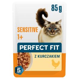 PERFECT FIT Sensitive 1+ z kurczakiem 85g mokra karma dla dorosłych kotów z nadwrażliwością pokarmową