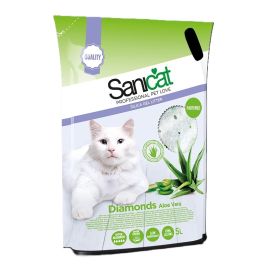 SANICAT Diamonds Aloe Vera 5 l chłonna ściółka do kuwety dla kotów