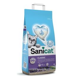 SANICAT Classic Lavender 8 l żwirek mineralny dla kota o zapachu lawendy