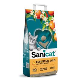 SANICAT Essential Oils Orange floral 10 kg żwirek bentonitowy z kwiatowym zapachem