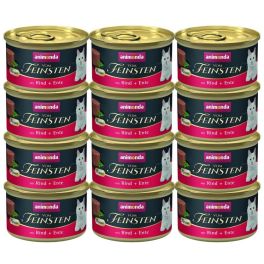 ANIMONDA Vom Feinsten Mousse z wołowiną i kaczką 12x85g mus dla kotów
