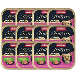 ANIMONDA Vom Feinsten Mini z wołowiną, kaczką i oregano 12x100g mokra karma dla psów małych ras