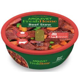 ARQUIVET Fresh Home gulasz wołowy 280 g monobiałkowa mokra karma dla psów