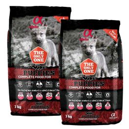 ALPHA SPIRIT Pełnoporcjowa sucha karma dla szczeniąt 2 x 3kg