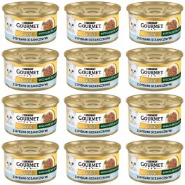 GOURMET Gold Adult Succulent Delights z rybami oceanicznymi 12x85g