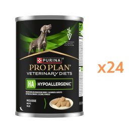 PURINA PRO PLAN Veterinary Diets Canine HA Hypoallergenic 24x400g na nietolerancje pokarmowe, mokra karma dla dorosłych psów i szczeniąt
