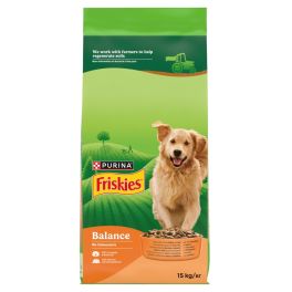 FRISKIES Balance Chicken, Beef and Vegetables 10+5kg mieszanka kurczaka i wołowiny z warzywami, sucha karma dla psów