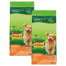 FRISKIES Balance Chicken, Beef and Vegetables 2x10+5kg mieszanka kurczaka i wołowiny z warzywami, sucha karma dla psów