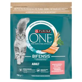 PURINA ONE Bifensis Adult Salmon 750 g bogata w łososia, sucha karma dla kotów