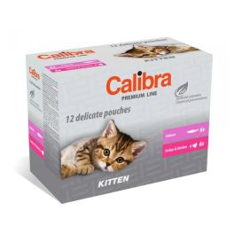 CALIBRA Cat Premium Line Kitten Multipack 12x100 g saszetki dla kociąt