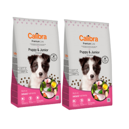 CALIBRA Dog Premium Line Puppy&Junior 24 kg (2 x 12 kg)