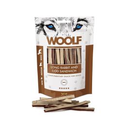 WOOLF Long Rabbit And Cod Sandwich 100g kanapeczki z królika z dorszem