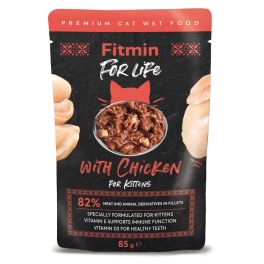 FITMIN Cat For Life pouch kitten chicken 28 x 85 g dla kociąt