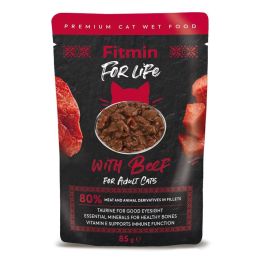 FITMIN For Life For Adult Cats Beef 85g