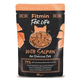 FITMIN For Life For Sterilized Cats Salmon 85g