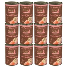 FITMIN Purity Puppy Chicken with Salmon 12x400 g kurczak z łososiem, karma mokra dla szczeniąt