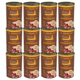 FITMIN Purity Adult Chicken with Liver 12x400 g kurczak z wątróbką, mokra karma dla psów