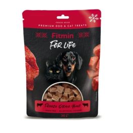 FITMIN For Life Freeze dried beef 30 g liofilizowany przysmak z wołowiny dla psów i kotów