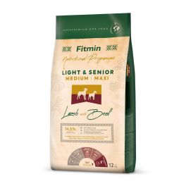FITMIN Dog Nutritional Programme Medium Maxi Light Senior Lamb&Beef 12 kg dla starszych psów ras średnich i dużych