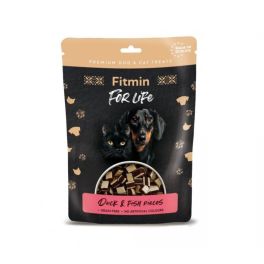 FITMIN For Life Duck and Fish Pieces Kawałki kaczki i ryby dla psa i kota 70 g