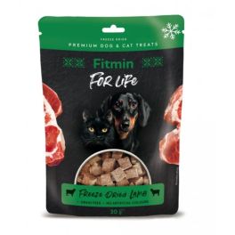 FITMIN For Life Freeze dried lamb 30 g liofilizowany przysmak z jagnięciny dla psów i kotów