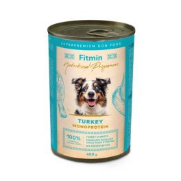 FITMIN Monoprotein Turkey 400 g z indykiem, mokra karma dla psów i szczeniąt