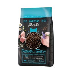 FITMIN For Life Cat Castrate Turkey 1,8 kg sucha karma z indykiem dla kotów kastratów