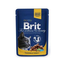 BRIT Premium Cat Adult kurczak i indyk saszetka 100g