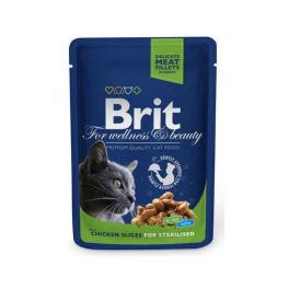 BRIT Premium Cat Adult Sterilised kurczak saszetka 100g