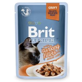 BRIT Premium Cat Fillets in Gravy mokra karma z indykiem dla kotów 24x85 g