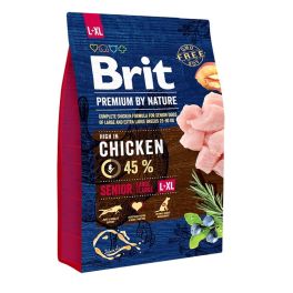 BRIT Premium By Nature Senior Large Extra Large L+XL Chicken 15 kg (5 x 3 kg)