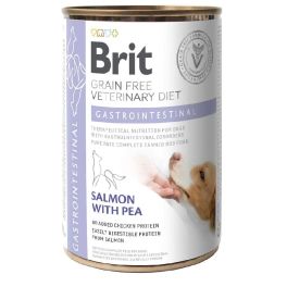BRIT Veterinary Diet Gastrointestinal Salmon&Pea karma na wrażliwy układ pokarmowy dla psa 400 g