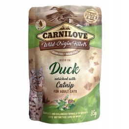 CARNILOVE Cat Duck&Catip 85 g mokra karma dla kota