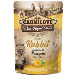 CARNILOVE Rabbit & Marigold 24 x 85g karma dla kota królik z nagietkiem