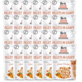BRIT Care Fillets in gravy kurczak 24 x 85 g filety kurczaka w sosie
