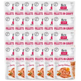 BRIT Care Fillets in gravy savory salmon 24 x 85 g filety łososia w sosie
